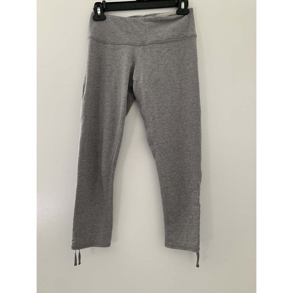 Lululemon Womens Gray Waist Pocket  Activewear Yoga Pants Size 6